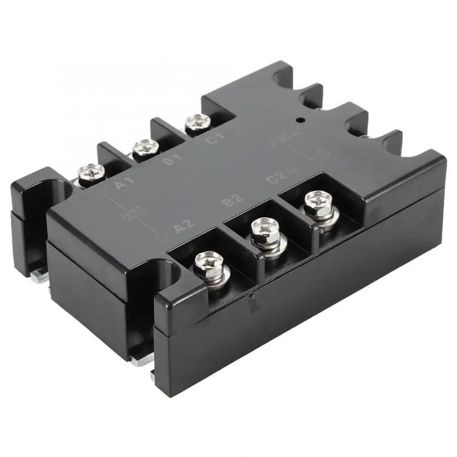 Трехфазное твердотельное реле переменного тока в переменный ток SSD TSR-10AA-H 90-250 В 10