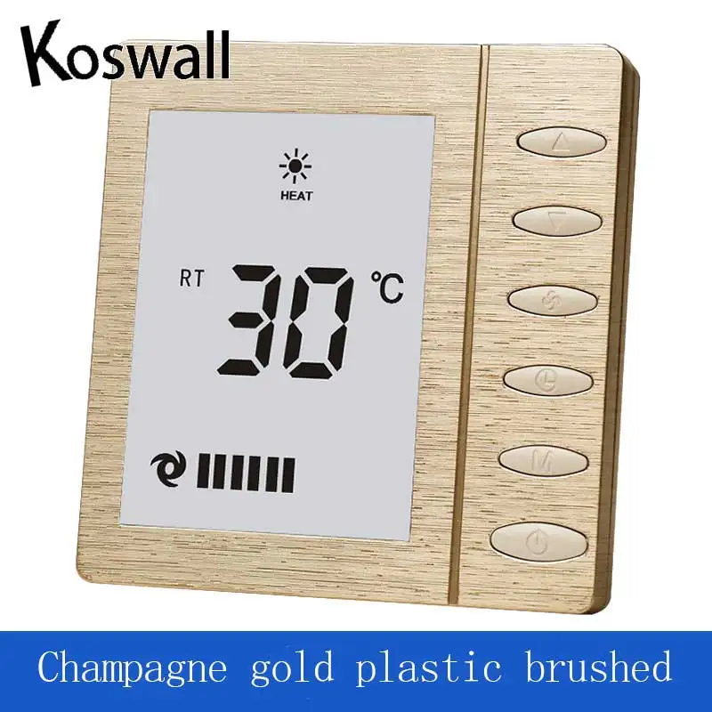 Кондиционер ЖК-экран термостат вентилятор терморегулятор температура умное