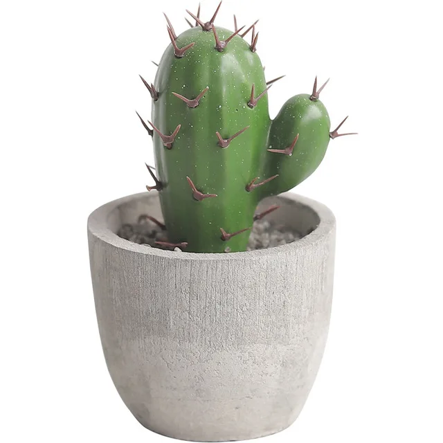 Искусственное украшение кактус имитация фигурки кактуса Гостиная искусственные
