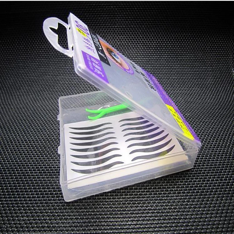 80 пар временные глаз макияж подводка для Стикеры век клейкая лента Тени Smoky