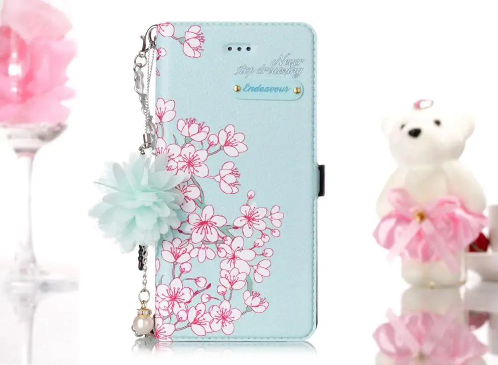 Girls Shoulder Leather Phone Bag Pouch Women Wallet Case for Samsung Galaxy A70 A50 A40 A20 A20E Pearl Head-Ornaments | Мобильные