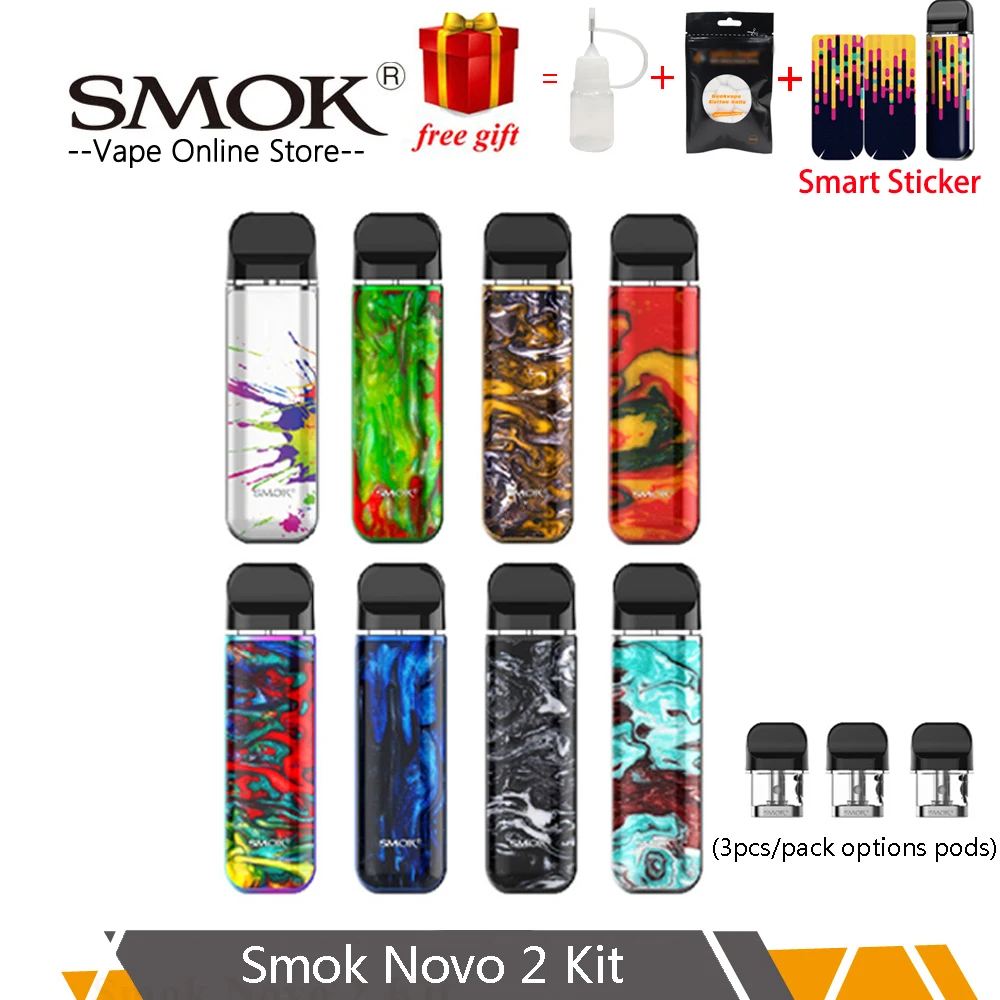 Новый электронных сигарет SMOK Ново 2 Pod электронная сигарета стартовый комплект