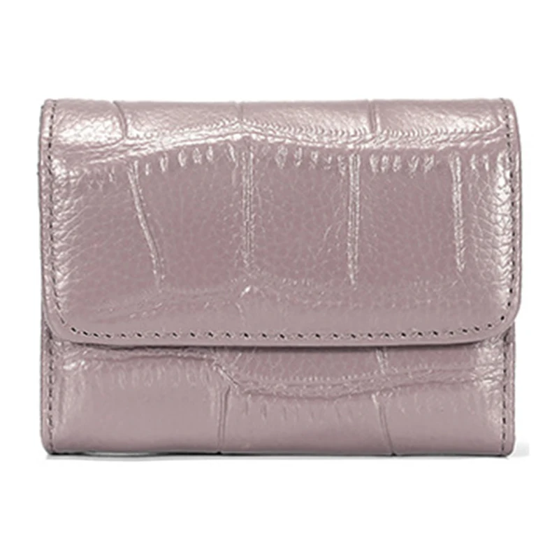 RFID женский кошелек 2020 Новая Мода крокодиловый узор натуральная кожа клатч Ретро