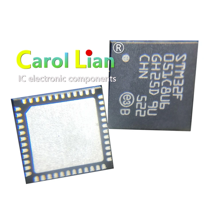 Оригинальный аутентичный микроконтроллер STM32 STM32F051C8T6 STM32F051C8U6 STM32F051K8U6 STM32F051K6U6 ARM MCU