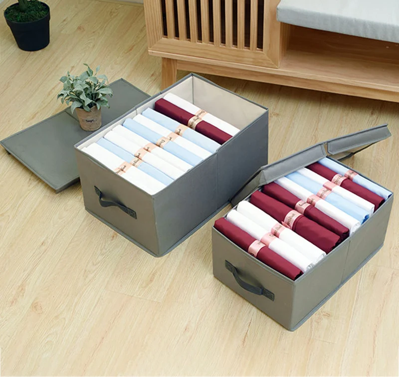 Органайзер для хранения дома и офиса складные коробки из ткани Оксфорд одежды