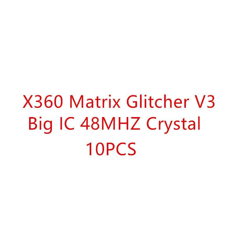 Бесплатная доставка 5 шт./лот X360 Matrix Glitcher V3 Blue PCB Big IC 48 МГц кварцевый