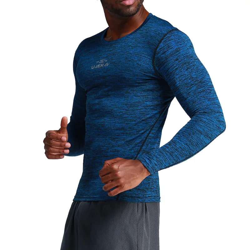 Новинка хит продаж мужские спортивные рубашки компрессионные бодибилдинг