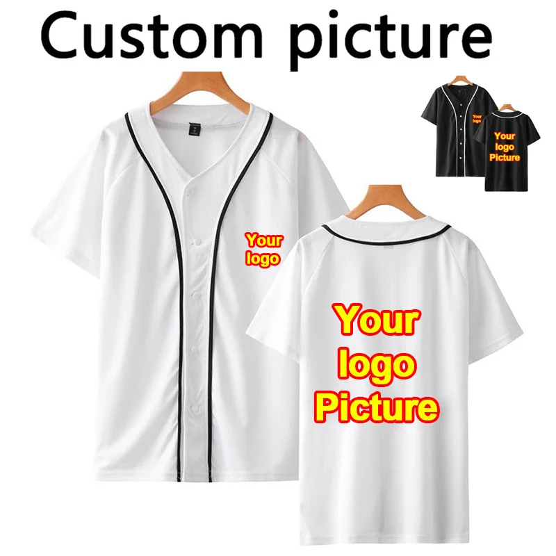 

XXS-4XL Custom T Shirts Mens Graphic Logo Picture Number Pringting Harajuku Shirt for Women Black White Tops Tees Men Clothing