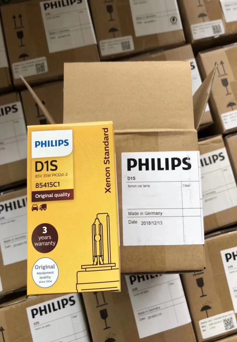 Philips HID D1S D2S D2R D3S D4S D5S 35W ксеноновый стандарт 4200K Авто оригинальная автомобильная лампа OEM Замена обновления, 1X