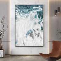 nordic wave landscape interior decorative painting modern art seascape wall poster wall canvas print picture for room home decor