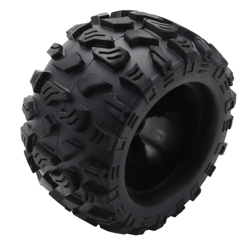 

2 Set RC Car Part: 1 Set 125mm Truck Tire Wheel Hex 12mm & 1 Set Swing Arm Reinforcement Kit with Metal Shaft Sleeve
