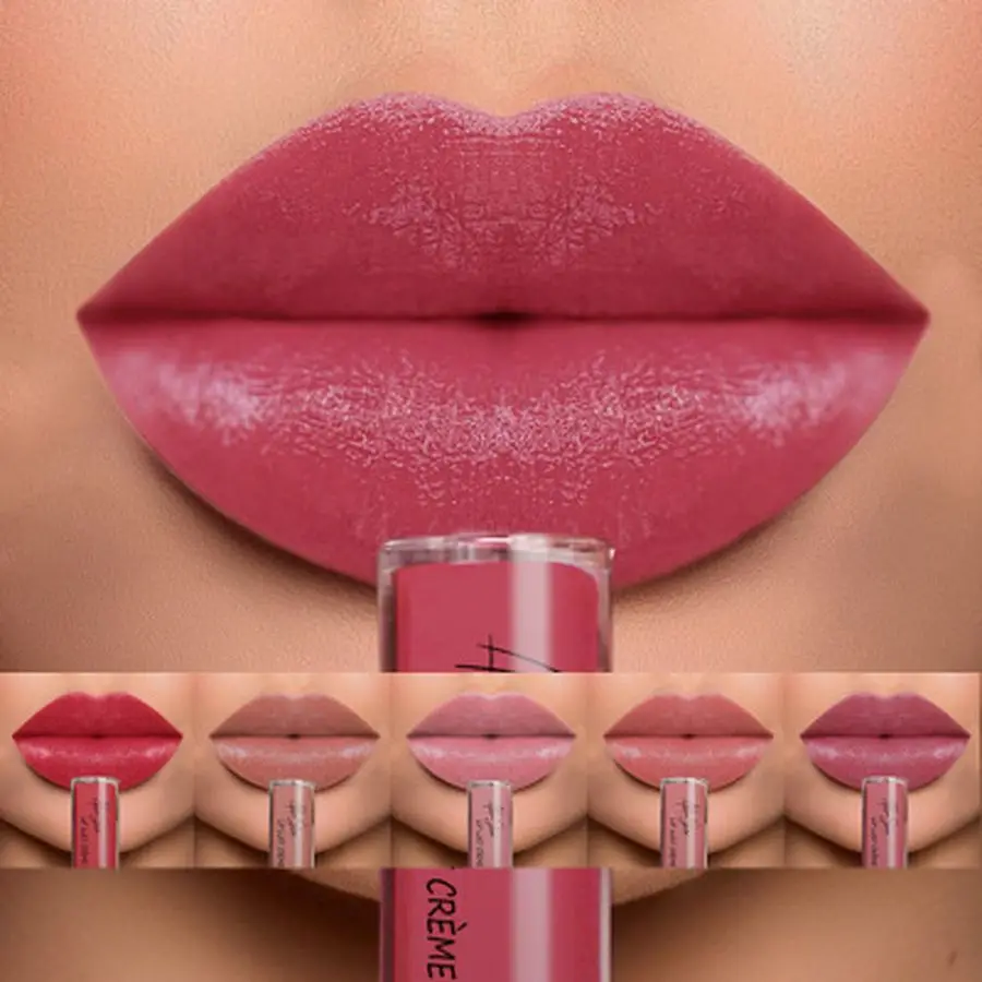 Матовая водостойкая помада 12 цветов блестящая сексуальный бальзам для губ ню