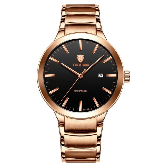 TEVISE Топ бренд Automatico Relogio Masculino роскошные механические часы для мужчин Tourbillon с