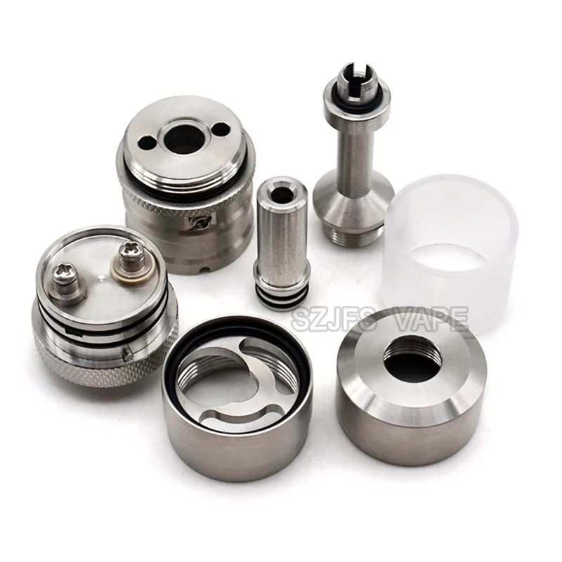

ULTON Fev 4.5M Style 23mm RTA Atomizer for cigarette electronic vape mod vs Vapor Giant Kronos 2 S rta vs Yiloong Fogger Kaiser