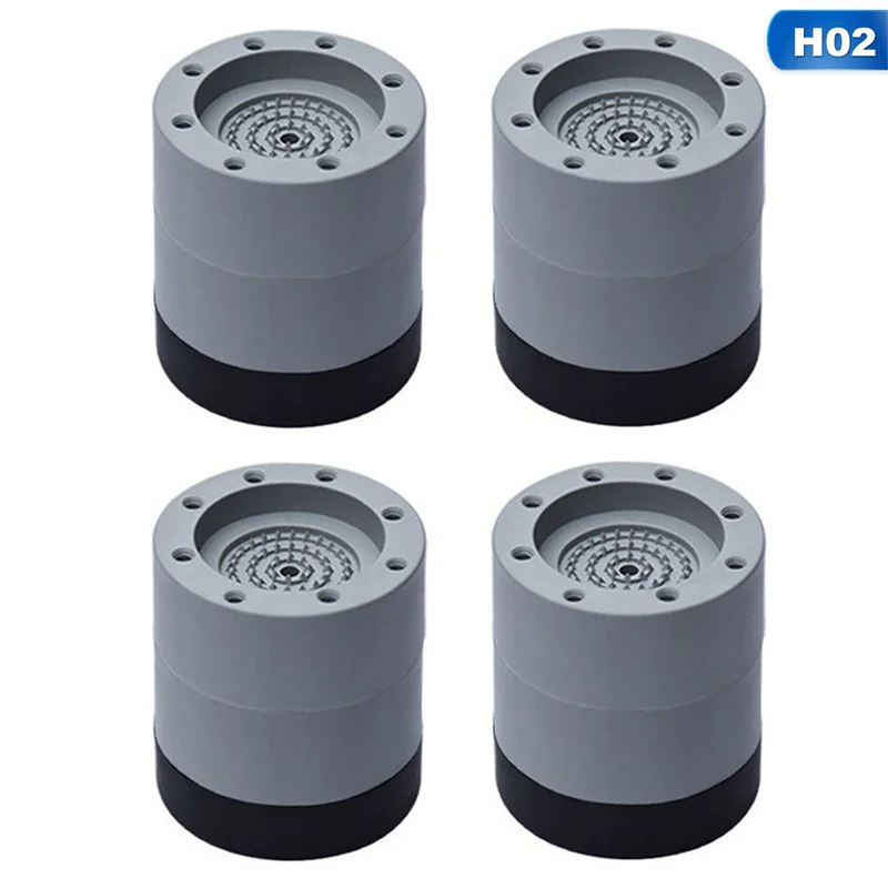 

Anti-slip And Noise-reducing Washing Machine Feet Non-slip Mats Refrigerator Anti-vibration Pad 4 Pcs Kitchen Bathroom Mat
