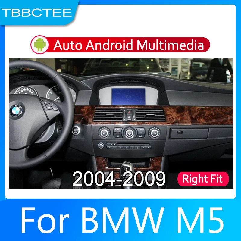 Для BMW M5 2004 2005 2006 2007 2008 2009 CCC CIC 1080P IPS LCD экран Android 8 Core автомобильное радио BT 3G4G AUX GPS