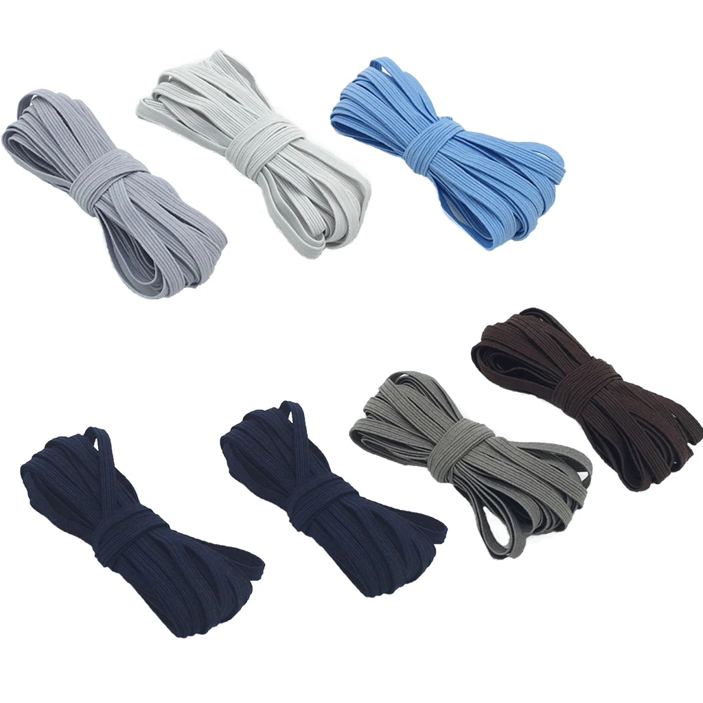 Идеальный 33yds/рулон плоские эластичные шнуры трикотажные нитки плетеные Швейные