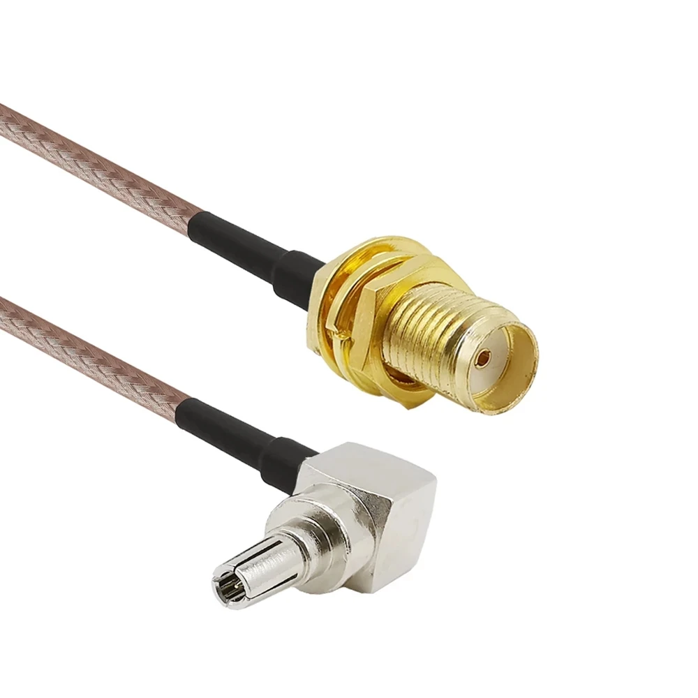 1 шт. 15 см SMA типа Мама к CRC9 правый угол РЧ соединительный кабель с разъемом кабеля