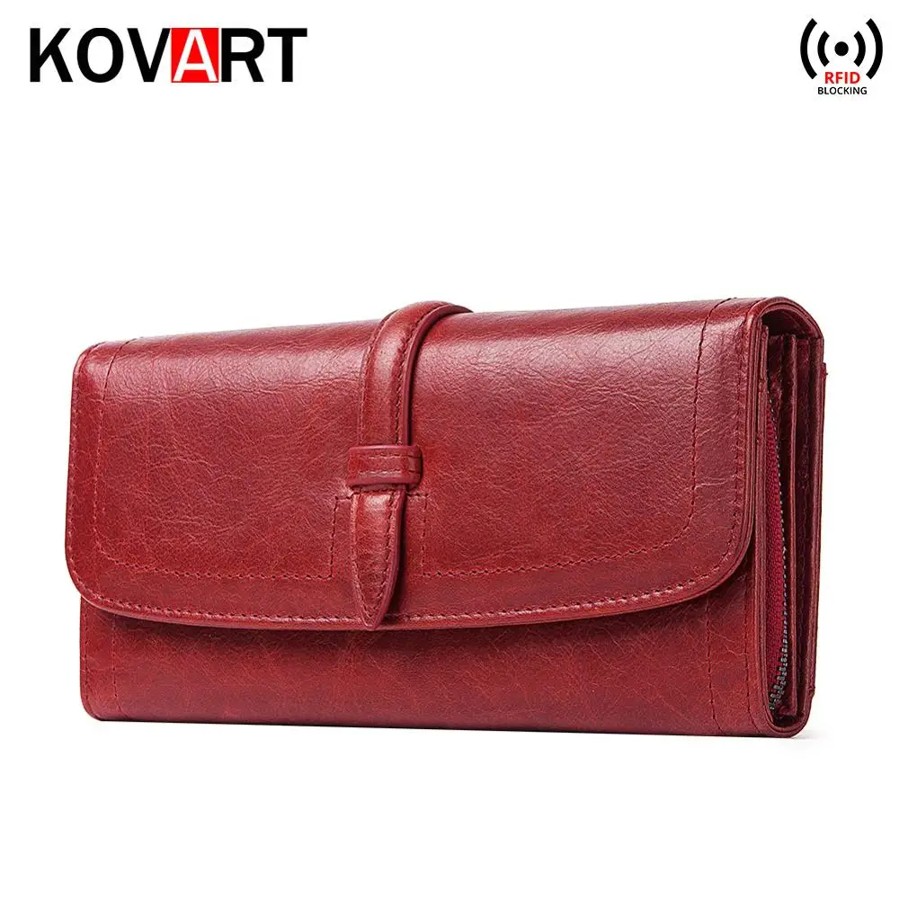 Женские кошельки большой емкости женские из натуральной кожи длинный клатч