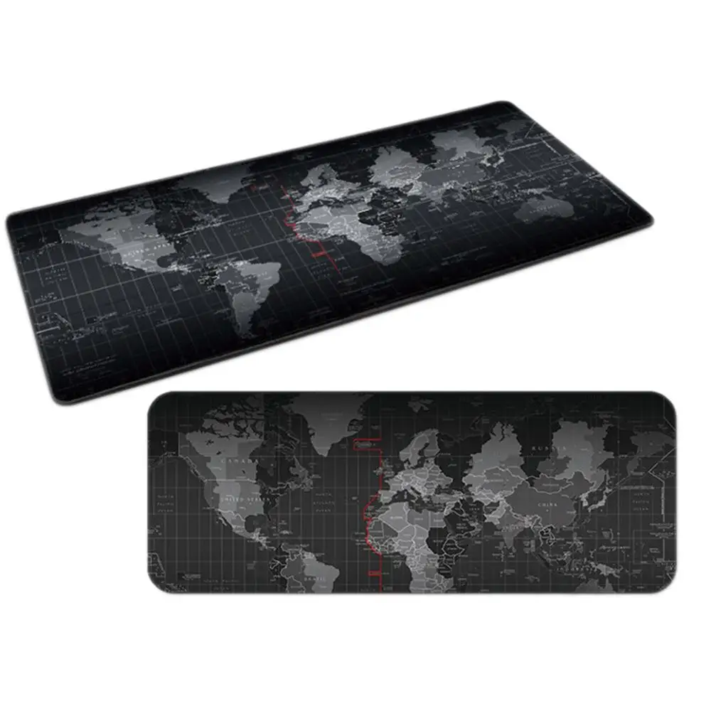 Коврик для мыши с картой мира резиновый коврик компьютерной офисный Настольный
