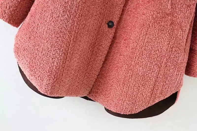 Woah 2019 SD2 ms - 6094-85 European and American wind new fleece jackets thickening shirt | Женская одежда