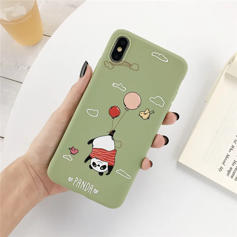 7998MG6 USLION чехол для телефона с забавным динозавром из мультфильма для iPhone 11, 6, 7, 8 Plus, X, XR, XS, Max, милый чехол для iPhone 6 Plus, мягкий силиконовый чехол - Цвет: 7998MG6
