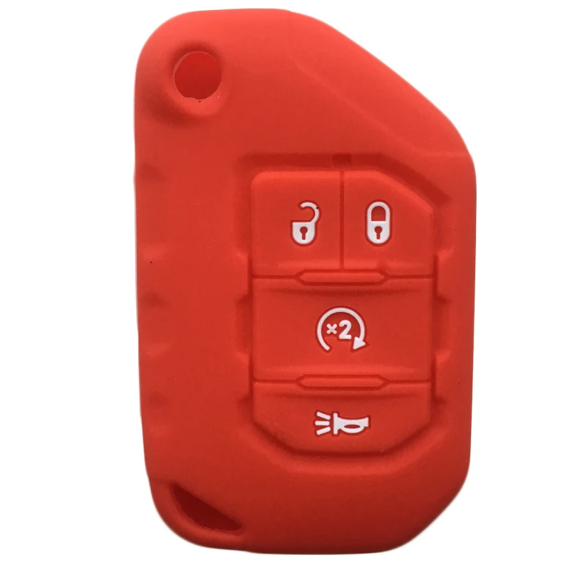 Чехол для смарт ключей с дистанционным управлением чехол брелок Jeep Wrangler JL JLU 2018