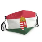 Маска для лица с венгерским флагом для мужчин и женщин, дышащий пылезащитный респиратор