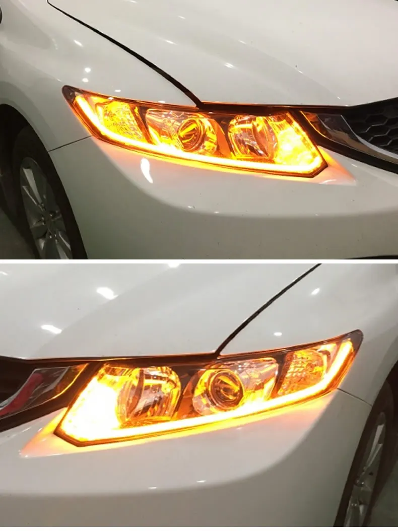 Автомобильный Стайлинг для Honda Civic Bi-xenon двойной объектив HID комплект Автомобильный Стайлинг 8 поколение для Honda Civic фары парковка 2006-2012