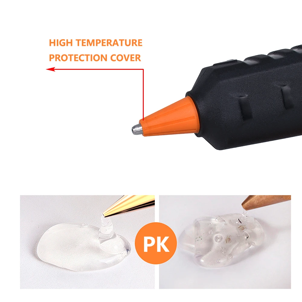 Беспроводной термоклеевой пистолет 7 4 В 50 Вт перезаряжаемый клеевой мм