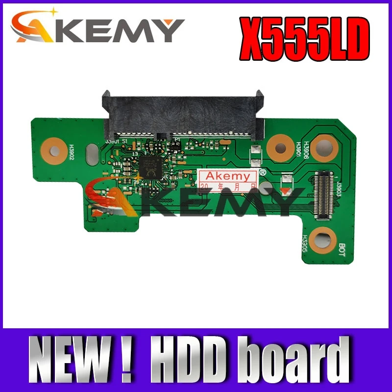 Akemy NEW! Для For Asus X555LD X555L HDD плата REV.3.1 разъемы на плате|Комплектующие для ремонта