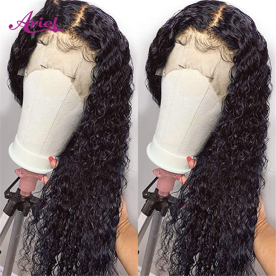 

Mongolian 180 Density Jerry Curly Lace Front Wig 13x4 Lace Frontal Human Hair Wigs Full Remy Kinky Curly 28 30 32 Long Inch Wig