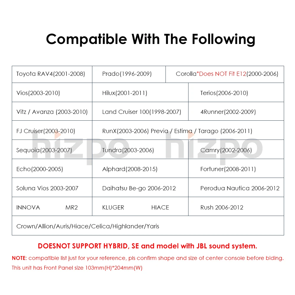 Польша Россия 7 &quot2 Din сенсорный экран универсальный обоих концах для подключения