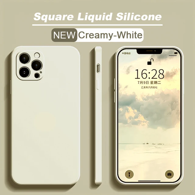 

Phone Case For Oppo Reno 5 5K 6 5Z F19 A8 A31 A11X A15 A15S A52 A72 A92 A9 A5 2020 Pro Plus 5G 4G Straight Edge Liquid TPU Cover