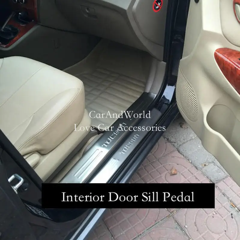 Накладка на порог межкомнатной двери для Hyundai Tucson 2006-2014 защитная накладка педаль