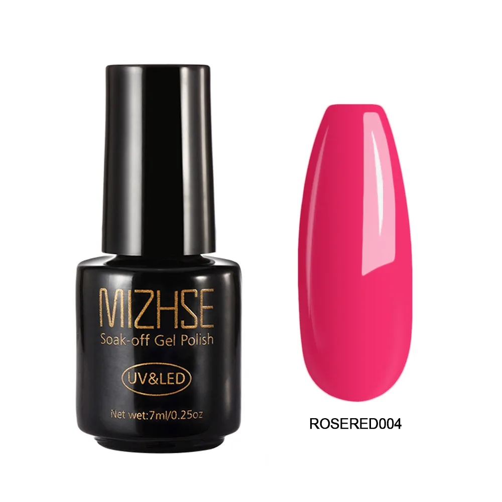 set29 Rosered004 MIZHSE УФ-Гель-лак для нейл-арта, французский салон, замачиваемый клей для ногтей, лак для наращивания ногтей, 312 цветов, Гель-лак - Цвет: set29 Rosered004