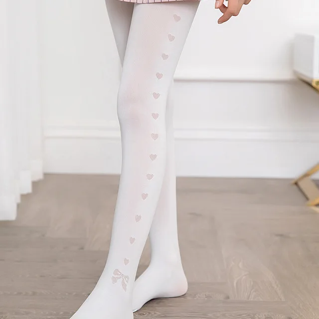 Колготки для девочек вельветовые осенне летние тонкие корейские детские чулки с