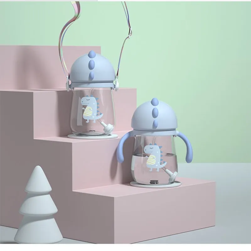 

Детские чашки с динозавром для кормления малышей новорожденных детей питьевые бутылки для воды детская чашка для питья с соломинкой Copo ...