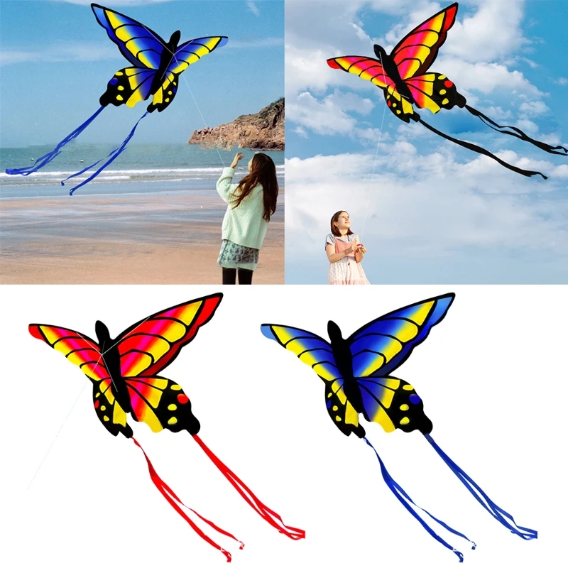 

KITE for Kids and Adults Amazing Colorful Butterfly Kite for Outdoor Games and A F1CB
