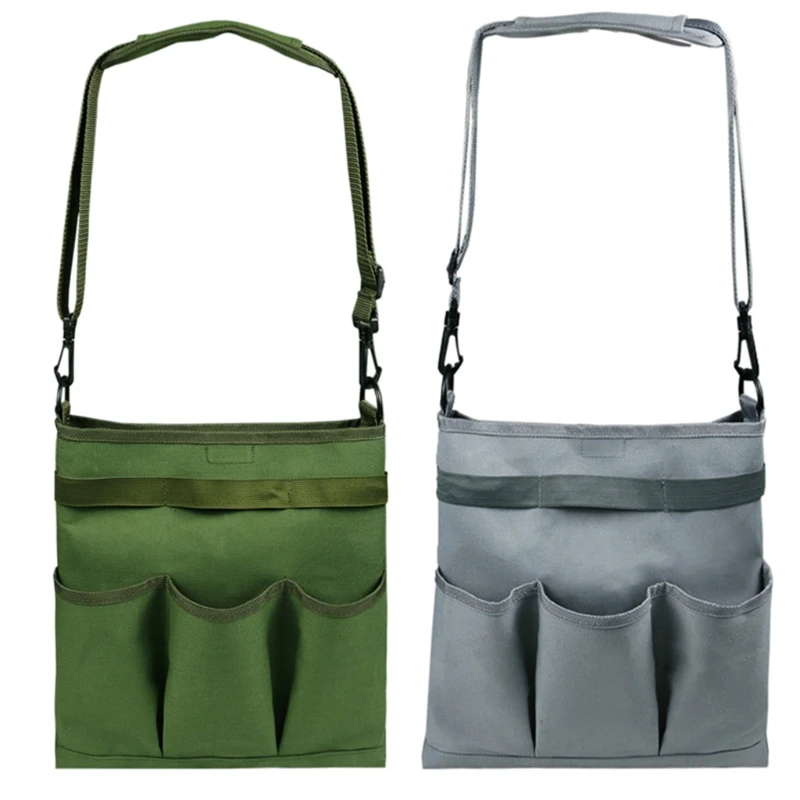 

Waterproof Canvas Material Garden Storage Bag Tool Paste Shoulder Pad A0KF