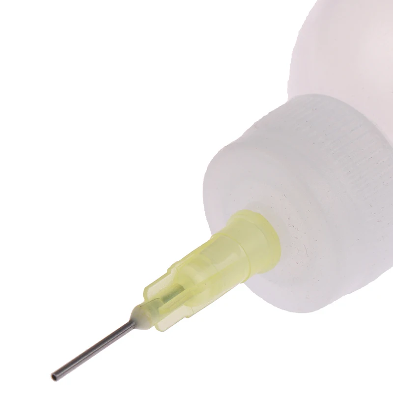 

1 Pcs/Set 50ml Plastic Transparent Needle Bottles Glue Dispenser Clear Liquid Dropper Bottle for Rosin Solder Flux Paste Bottle