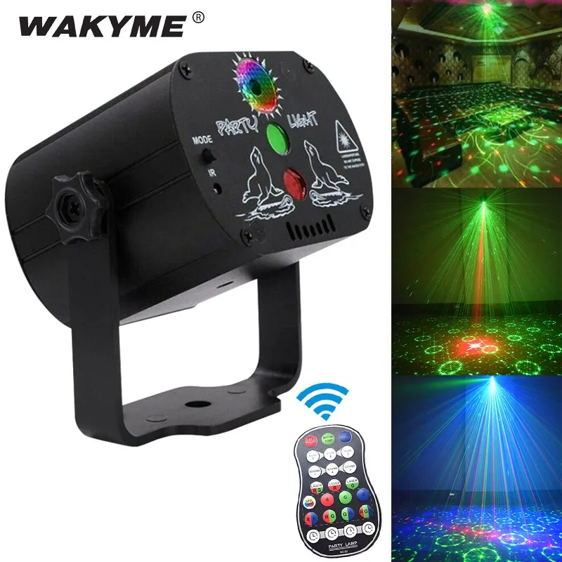Мини RGB диско светильник WAKYME DJ для сцены световые эффекты Звездный вихревой