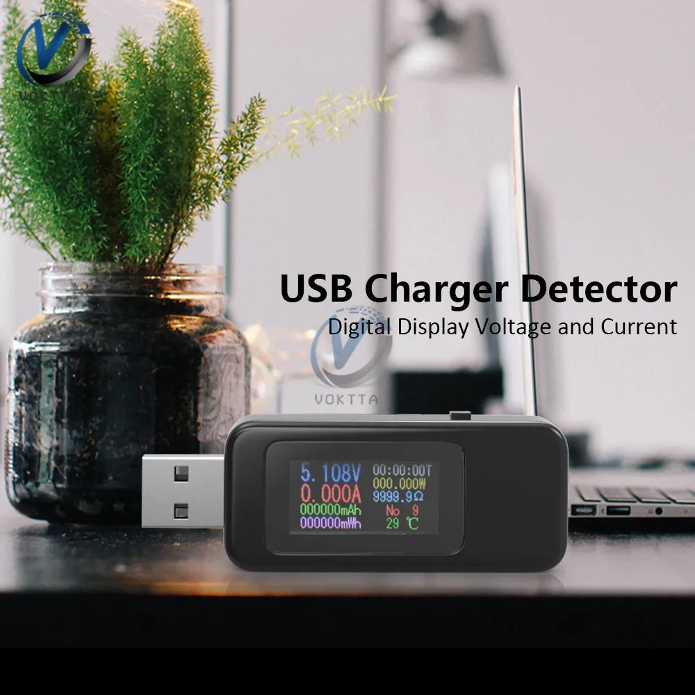 USB Тестер Вольтметр Амперметр тестер напряжения тока ЖК-дисплей цифровой дисплей аккумулятор зарядное устройство детектор USB доктор