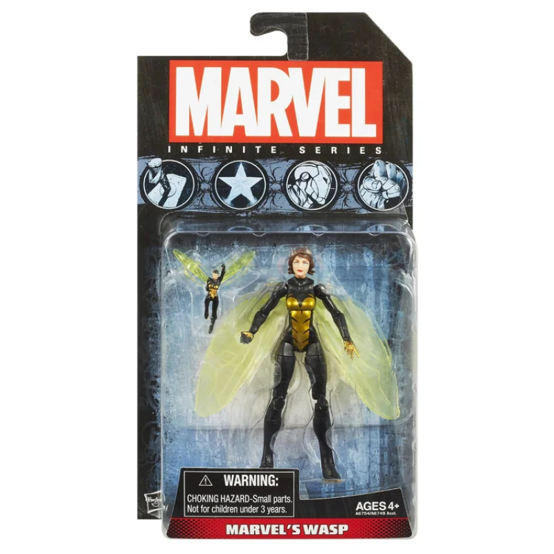 9cm Hasbro Marvel The Avengers Wasp Iron Man Captain America Hyperion Hulk Action PVC Collection Model Toy Anime Figure Toys For | Игрушки и