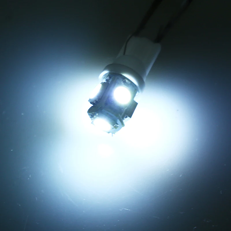 5 шт. Автомобильные светодиодные лампы POSSBAY T10 5SMD W5W 194 5050|Световая рейка/рабочее