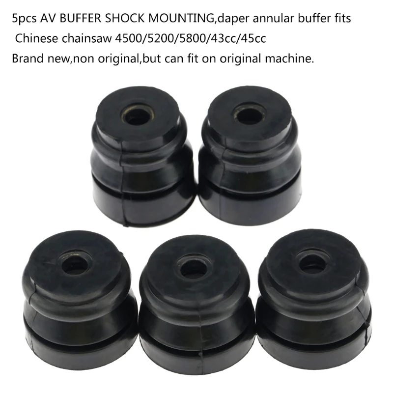  5Pcs Tool Parts Chainsaw Spare AV BUFFER SHOCK MOUNTING Daper Annular Buffer for Chinese | Инструменты