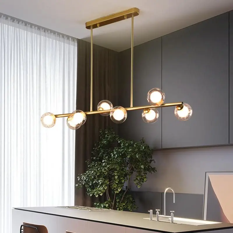 Подвесной светильник в скандинавском стиле креативный дизайн виде молекул лофта