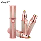 Электробритва 2 в 1, женская, портативная, для безболезненного удаления волос на лице и теле