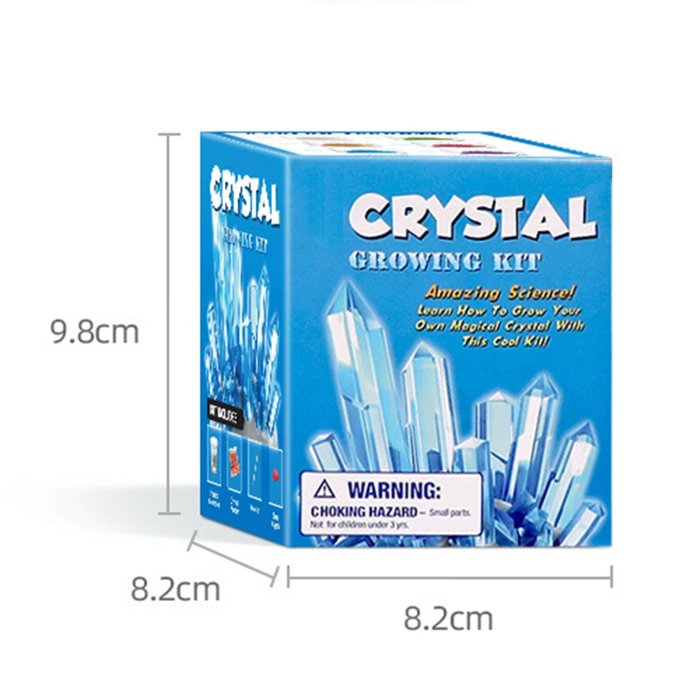 Набор сделай сам для выращивания искусственных кристаллов ремесла научный