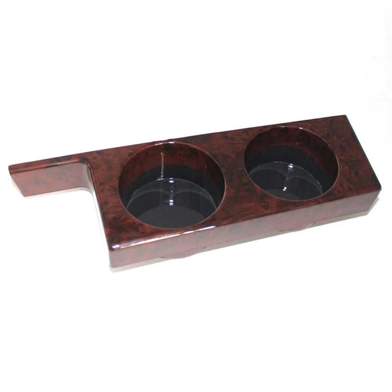 

Wooden Grain/ Car Holder Front Center Drink Car Cup Holder ABS for -BMW 5 Series E39 540I 525I 530I M5 1997-2003